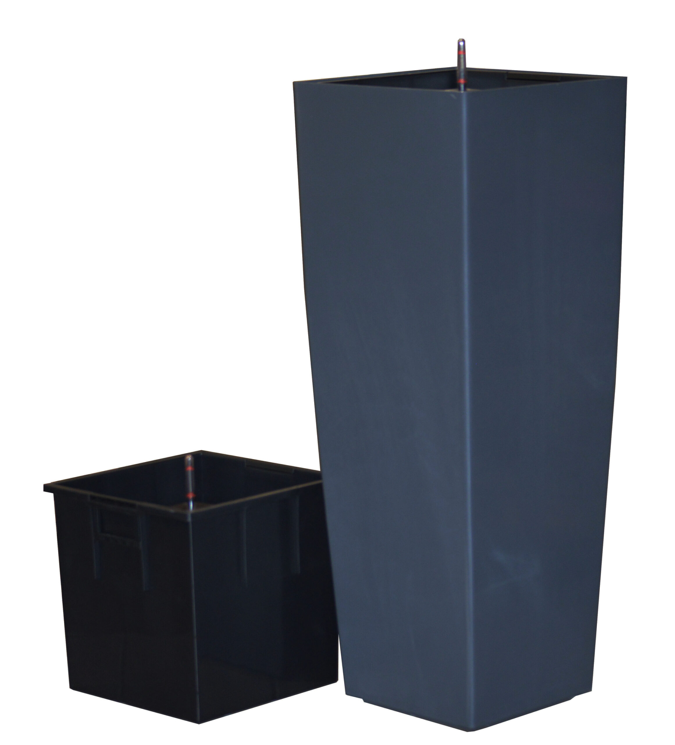 Tuscany Self-Watering Planters - Pewter, 41"