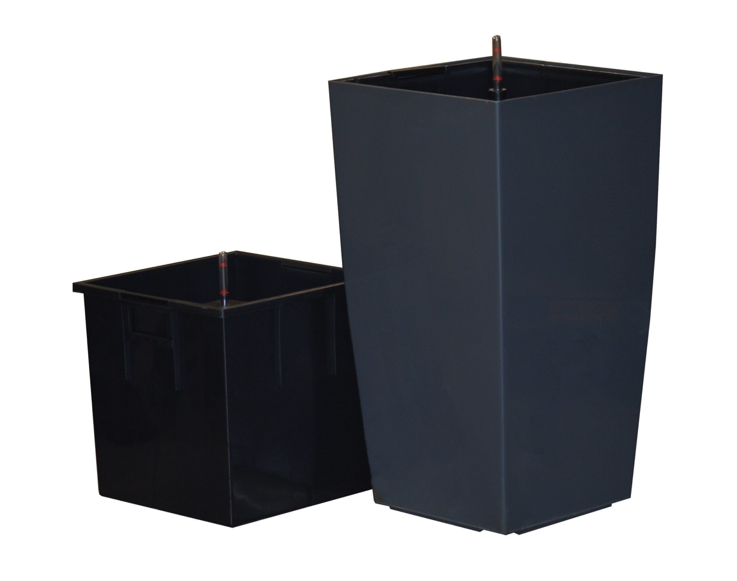 Tuscany Self-Watering Planters - Pewter, 28"