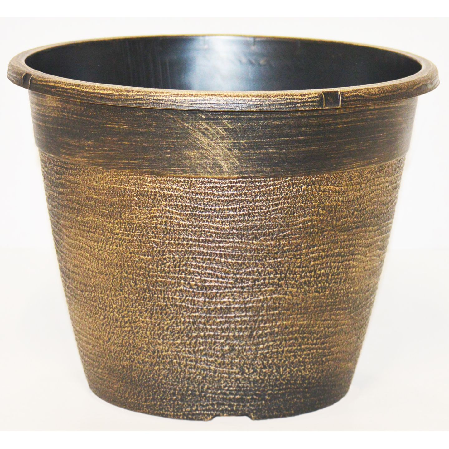 Carla Planter - Brushed Bronze, 13"