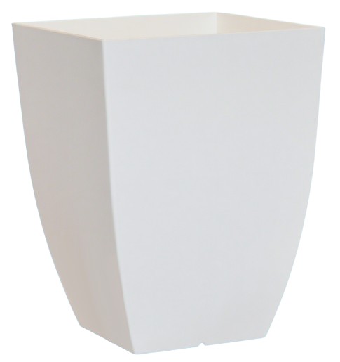 Bari Planter Square - White, 18.5"