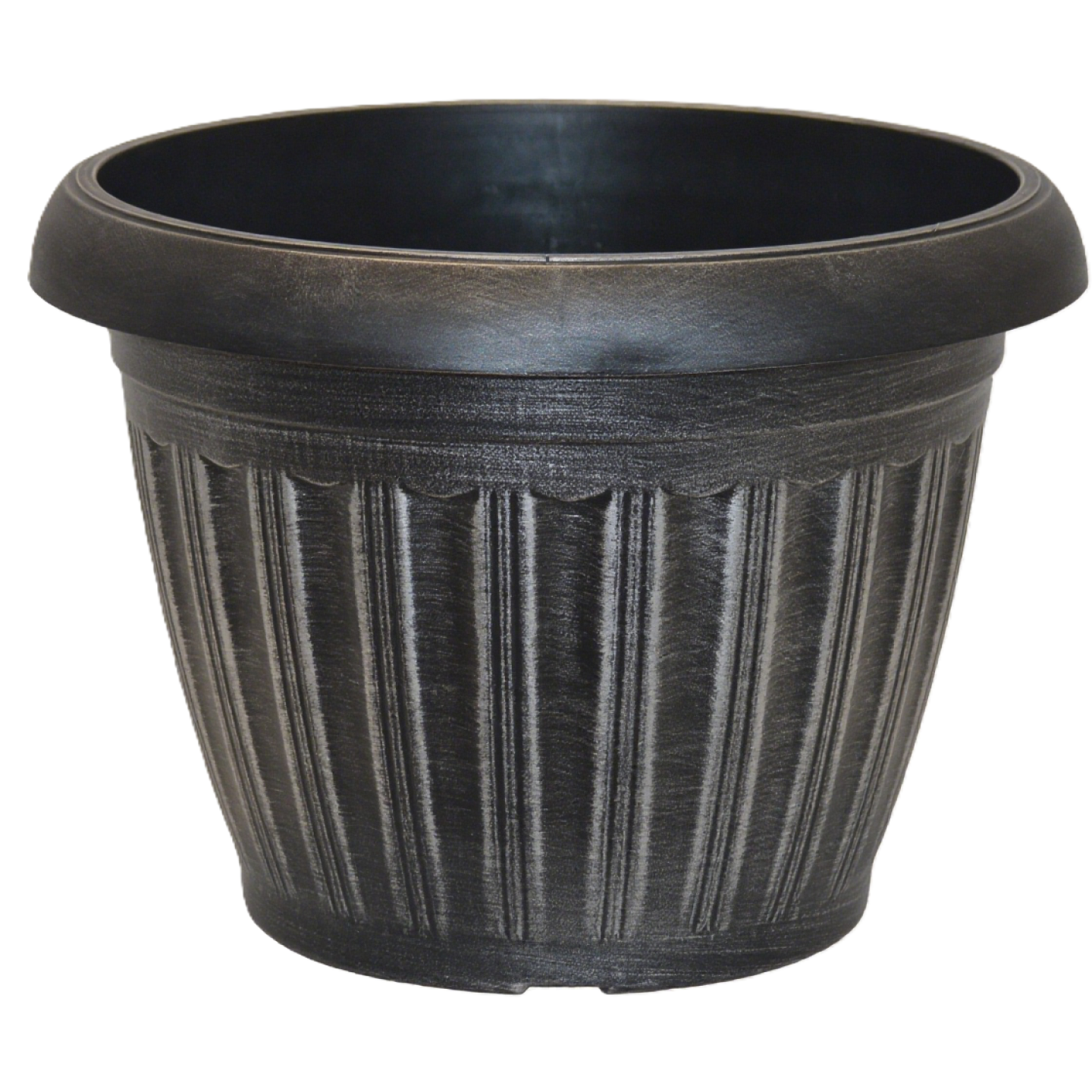 Onda Planters - Brushed Silver, 15 1/2"