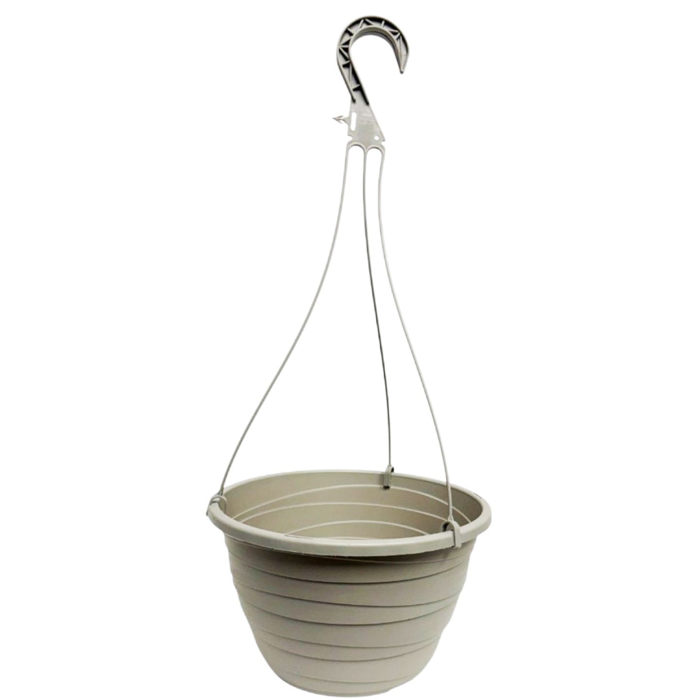 Ripple Hanging Baskets - Stone, 11" HALF SKID